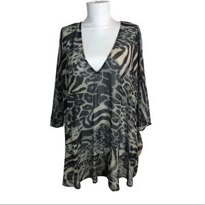 Show Me Your Mumu “Shook Tunic” Animal Print L